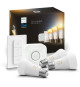 PHILIPS Hue White Ambiance Kit de démarrage ampoule LED connectée - E27 x3 et télécommande Hue
