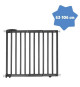 Badabulle Barriere de sécurité extensible Deco Pop Noir 63-106 cm