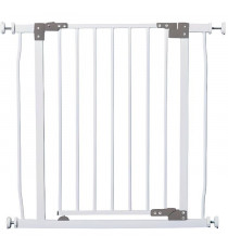 DREAMBABY Barriere de sécurité Liberty - Fixation par pression - Ouverture a double sens - Pour espace de 75 a 81 cm - Blanc