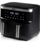 Friteuse a air chaud DOMO -  DO537FR - 2 x 4 L -  85° a 200° - 8 programmes automatiques - l40 x L 40 x h 36 cm