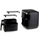 Friteuse a air chaud DOMO -  DO537FR - 2 x 4 L -  85° a 200° - 8 programmes automatiques - l40 x L 40 x h 36 cm