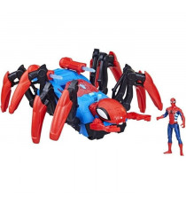 Figurine Spider-Man Véhicule Araignée de combat - Lance de l'eau et des projectiles - Des 4 ans - HASBRO, Marvel