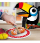 Toucan breakfast - jeu d'apprentissage en bois - basé sur la méthode Montessori - LISCIANI