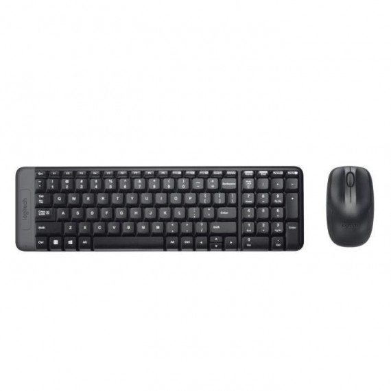 LOGITECH Ensemble Clavier Souris MK220 - AZERTY - Sans Fil