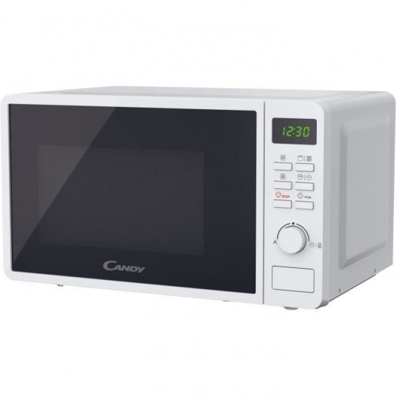 CMGA20SDLWLI Micro-ondes Gril CANDY Idea - 20L - MO : 700W - Gril : 800W - UI digitale - 5 niveaux de puissance - Blanc