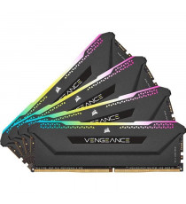 CORSAIR Mémoire PC DDR4 - VENGEANCE RGB PRO SL 32Go (4x8Go) - 3600Mhz - CAS 18 (CMH32GX4M4D3600C18)