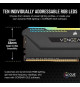 CORSAIR Mémoire PC DDR4 - VENGEANCE RGB PRO SL 32Go (4x8Go) - 3600Mhz - CAS 18 (CMH32GX4M4D3600C18)