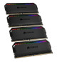 CORSAIR Mémoire PC DOMINATOR PLATINUM RGB 32GB (4 x 8GB) DDR4 DRAM 3600MHz C18 Memory Kit (COR0840006607403 )