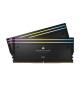 Mémoire RAM - CORSAIR - Dominator Titanium RGB DDR5 - 64GB 2x32GB DIMM - 6600MT/s - Intel XMP 3.0  - 1.40V - Noir (CMP64GX5M2…