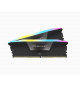 Mémoire RAM - CORSAIR - Vengeance RGB DDR5 - 32GB 2x16GB DIMM - 6000 MHz - 1,35V - Noir (CMH32GX5M2D6000C36)
