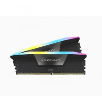 Mémoire RAM - CORSAIR - Vengeance RGB DDR5 - 32GB 2x16GB DIMM - 6000 MHz - 1,35V - Noir (CMH32GX5M2D6000C36)