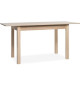 Table extensible Coburg - Décor chene sonoma - Allonge de 40 cm - L120/160 x H76,5 x P70 cm