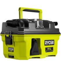 Aspirateur d'atelier RYOBI RV1811-0 18V - 1500l/min - collecteur 11 L - filtre HEPA H12 - Adaptateur, suceur plat et buse ent…