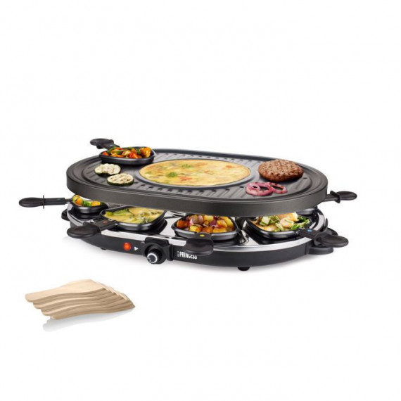 Princess Grill a raclette ovale 8 personnes 1200 W 162700
