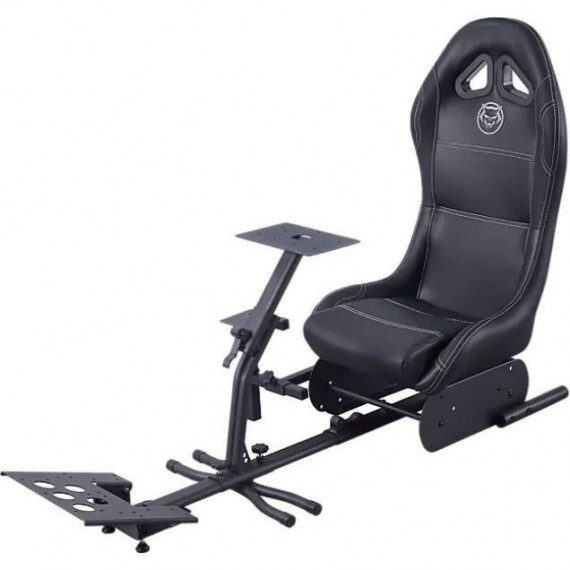 Siege simulation gaming - MOBILITY - QWARE GAMING RACE SEAT - Noir