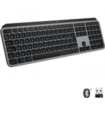 Clavier - Sans fil - Logitech - MX KEYS - Pour MAC - Rétroéclairé - Gris Sidéral