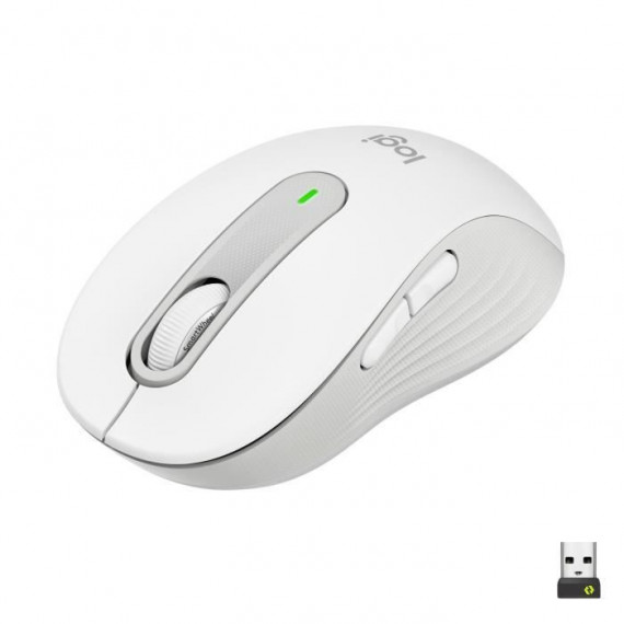 Souris Sans Fil Logitech Signature M650 - Silencieuse, Bluetooth, Boutons Programmables - Blanche
