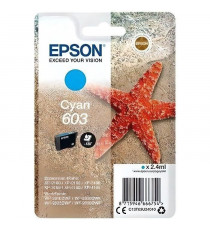 EPSON Cartouche d'encre 603 Cyan - Etoile de mer (C13T03U24010)