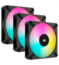 CORSAIR - AF120 RGB ELITE - Ventilateurs AF ELITE Series - 120mm - AirGuide - Pack de trois - Noir - (CO-9050154-WW)