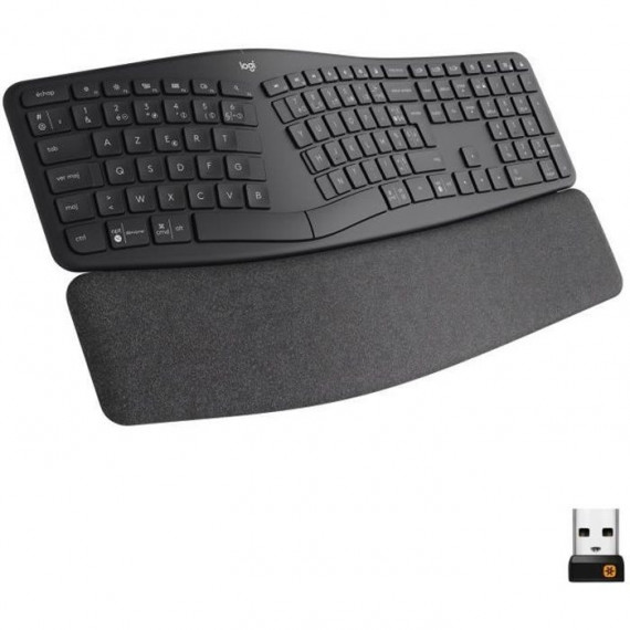 Clavier ergonomique - Sans fil - LOGITECH - K860 ERGO - Position de clavier en deux parties