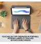 Clavier Folio Touch - LOGITECH - 1re, 2e, 3e et 4e générations -Gris
