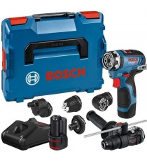 Perceuse-visseuse Bosch Professional GSR 12V-35 FC+ 2 batteries 3,0 Ah + Chargeur GAL 12V-40 GFA 12-H -B W E X - 06019H3008