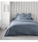 Housse de couette TODAY Essential - 240 x 260 cm - 2 personnes - 100% Coton uni - Denim