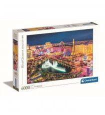 Puzzle 6000 pieces - Clementoni - Las Vegas - Images captivantes - Matériau résistant
