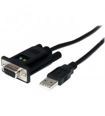 Câble adaptateur DCE USB vers série RS232 DB9 - Câble adaptateur DCE USB vers série RS232 DB9 null modem 1 port avec FTDI