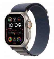 Apple Watch Ultra 2 GPS + Cellular- 49mm - Boîtier Titanium - Bracelet Blue Alpine Loop - Medium