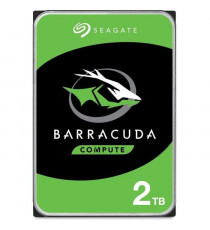 SEAGATE - Disque dur Interne HDD - BarraCuda - 2To - 7200 tr/min - 3.5