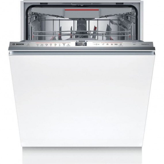 Lave-vaisselle tout intégrable BOSCH SMV6ECX00E SER6 - 14 couverts - Induction - L60cm - 42dB - Classe B - Acier/Inox