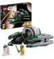LEGO Star Wars 75360 Le Chasseur Jedi de Yoda, Jouet The Clone Wars avec la Minifigurine Yoda et Figurine R2-D2