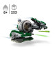 LEGO Star Wars 75360 Le Chasseur Jedi de Yoda, Jouet The Clone Wars avec la Minifigurine Yoda et Figurine R2-D2