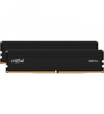 Mémoire RAM - CRUCIAL - PRO DDR5 - 48Go (2x24Go) - DDR5-6000 - UDIMM CL48 (CP2K24G60C48U5)