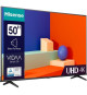 TV LED HISENSE 50A6K - 50'' (127 CM) - UHD 4K - DOLBY VISION - DTS VIRTUAL:X TM - SMART TV - 3 x HDMI 2.0 - ÉCRAN SANS BORD