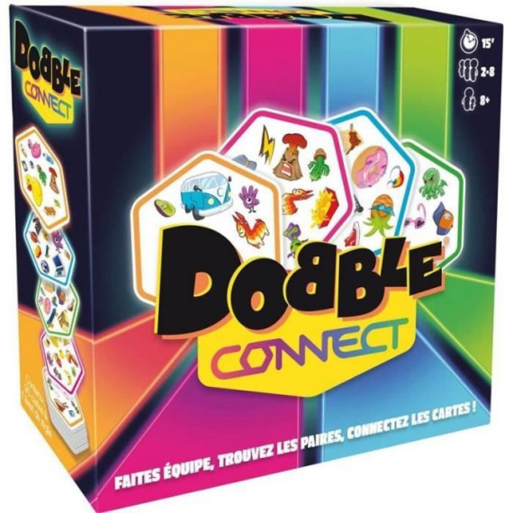 Dobble Connect | Zygomatic - Jeu de société - a partir de 8 ans