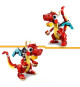 LEGO 31145 Creator 3en1 Le Dragon Rouge Jouet avec 3 Figurines d'Animaux, dont un Dragon Rouge, un Poisson et un Phénix
