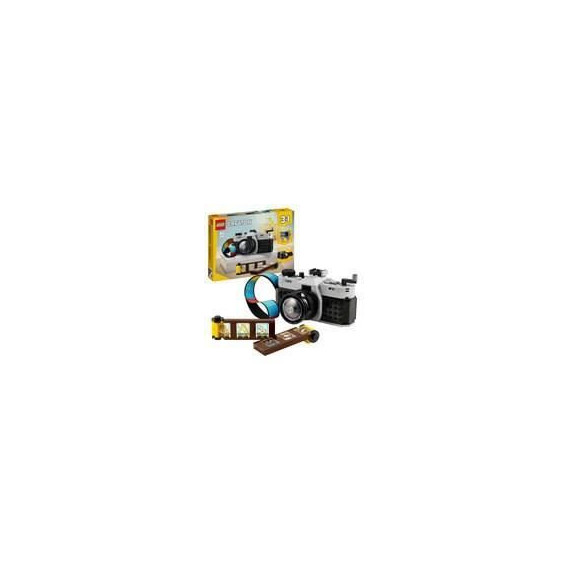 LEGO 31147 Creator 3en1 L'Appareil Photo Rétro, Jouet Transformable avec 3 Modeles, Déco de Bureau et de Chambre