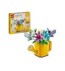 LEGO 31149 Creator 3en1 Les Fleurs dans l'Arrosoir, Jouet pour Enfants, avec Arrosoir, Bouquet de Fleurs et 2 Oiseaux