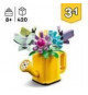LEGO 31149 Creator 3en1 Les Fleurs dans l'Arrosoir, Jouet pour Enfants, avec Arrosoir, Bouquet de Fleurs et 2 Oiseaux