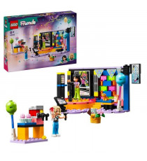 LEGO 42610 Friends Le Karaoké, Jouet Musical avec Poupées et Figurines Liann et Nova et un Gecko