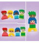 LEGO 10415 DUPLO My First Fortes Émotions et Grands Sentiments, Jouet pour Bébés, 23 Briques Colorées et 4 Personnages