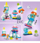 LEGO 10422 DUPLO L'Aventure en Navette Spatiale 3-en-1, Jouet de Construction de Fusée, Jeu Éducatif