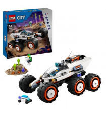 LEGO 60431 City Le Rover d'Exploration Spatiale et la Vie Extraterrestre, Jouet avec 2 Minifigurines, Figurines de Robot