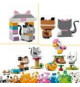LEGO 11034 Classic Les Animaux de Compagnie Créatifs, Jouet avec Animaux, Modele Chien, Chat, Lapin, Hamster et Oiseau