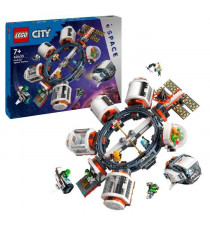 LEGO 60433 City La Station Spatiale Modulaire, Jouet avec Navette, Exploration de l'Espace, avec 6 Minifigurines