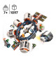 LEGO 60433 City La Station Spatiale Modulaire, Jouet avec Navette, Exploration de l'Espace, avec 6 Minifigurines