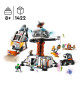 LEGO 60438 City La Station Spatiale et la Base de Lancement de Fusées, Jouet sur L'Espace, avec Robot et 6 Minifigurines