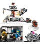 LEGO 60438 City La Station Spatiale et la Base de Lancement de Fusées, Jouet sur L'Espace, avec Robot et 6 Minifigurines